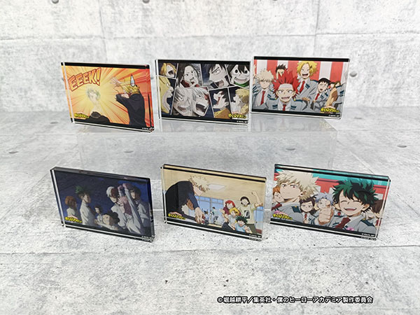 Nihon TV Service My Hero Academia Trading Scene Photo Acrylic Block -Class: Aver.- vol.1 6Pack BOX รูปภาพ 1