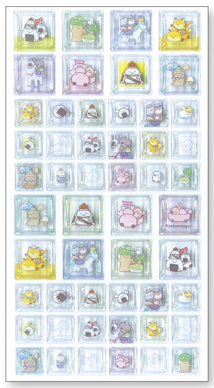 TCP Nandemo Ikimono Shiny Cube Sticker 3rd Anniversary Series