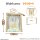 TCP Rilakkuma Clear Pouch Beige imagen 3