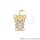 TCP Rilakkuma Trading Mascot Strap Boîte de 8 image 6