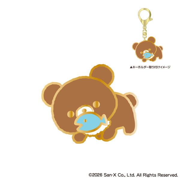 TCP Rilakkuma Pins Keychain Chairoikoguma