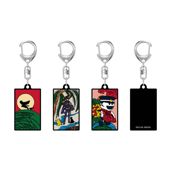KADOKAWA [Exclusive Sale] RAIDOU Remastered: The Mystery of the Soulless Army Devil Hanafuda Rubber Keychain Set