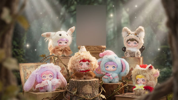 BOPTOYS Baobao Fluffy Fantasy Series ตุ๊กตาพลัช เทรดดิ้ง 6Pack BOX รูปภาพ 1