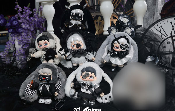 ODISTUDIO Taroot Uso no Yoru Series ตุ๊กตาพลัช เทรดดิ้ง 6Pack BOX รูปภาพ 1