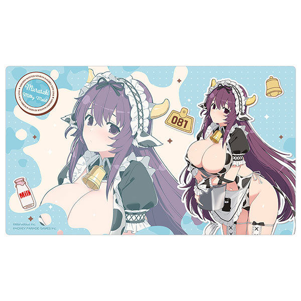 Curtain Damashii [Shinobi Master Senran Kagura: New Link] New Illustration Rubber Mat (Murasaki / Milky Maid)
