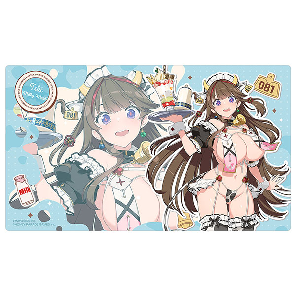 Curtain Damashii [Shinobi Master Senran Kagura: New Link] New Illustration Rubber Mat (Toki / Milky Maid)
