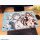 Curtain Damashii [Shinobi Master Senran Kagura: New Link] Rubber Mat Ilustrasi Baru (Toki / Milky Maid) gambar 2