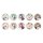 Curtain Damashii [시노비 마스터 섬란 카구라: 뉴 링크] 신규 일러스트 트레이딩 틴 뱃지 (밀키 메이드) 10팩 BOX 이미지 2