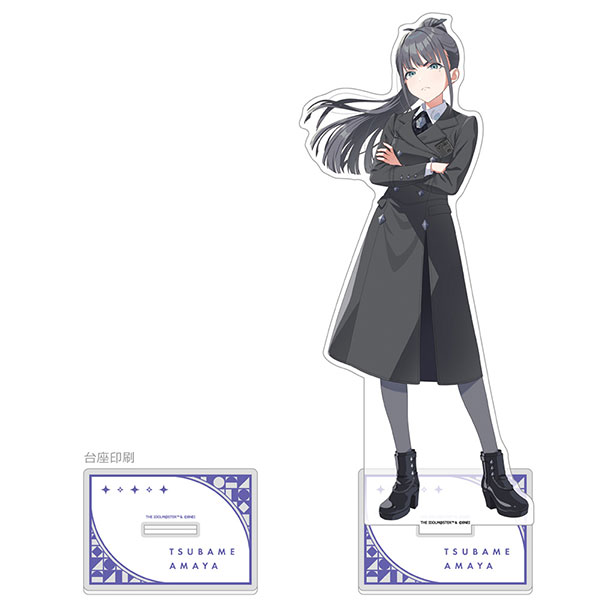 Curtain Damashii [Gakuen iDOLM@STER] Jumbo Acrylic Stand (Tsubame Amaya) image 1
