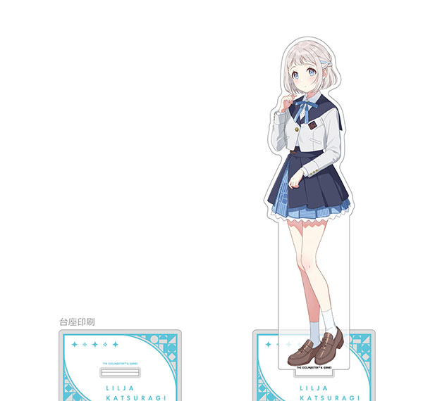 Curtain Damashii [Gakuen iDOLM@STER] แผ่นอะคริลิคตั้งโต๊ะจัมโบ้ (Lilja Katsuragi) รูปภาพ 1