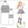 Curtain Damashii [Gakuen iDOLM@STER] Jumbo Acrylic Stand (Sumika Shiun) gambar 2