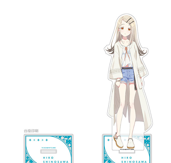 Curtain Damashii [Gakuen iDOLM@STER] ฐานอะคริลิกจัมโบ้ (Hiro Shinosawa) รูปภาพ 1