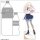 Curtain Damashii [Gakuen iDOLM@STER] Jumbo Acryl-Aufsteller (Sena Juo) Bild 2