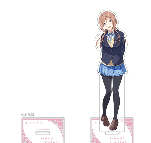 Curtain Damashii [Gakuen iDOLM@STER] Jumbo Acrylic Stand (Rinami Himesaki) รูปภาพ 1