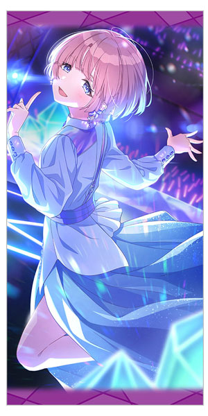 Curtain Damashii [Gakuen iDOLM@STER] Long Cushion Cover (Mao Arimura / Fluorite) image 1
