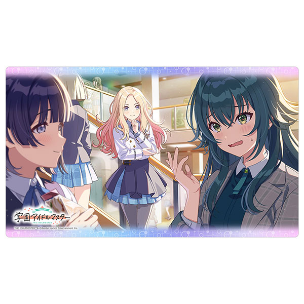 Curtain Damashii [Gakuen iDOLM@STER] Rubber Mat (My Eyes Are On You, Temari Tsukimura)