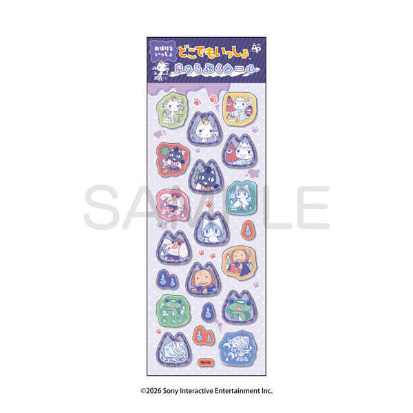 ALGERNON PRODUCT Doko Demo Issho Chara Puku Sticker [Obake to Issho] image 1