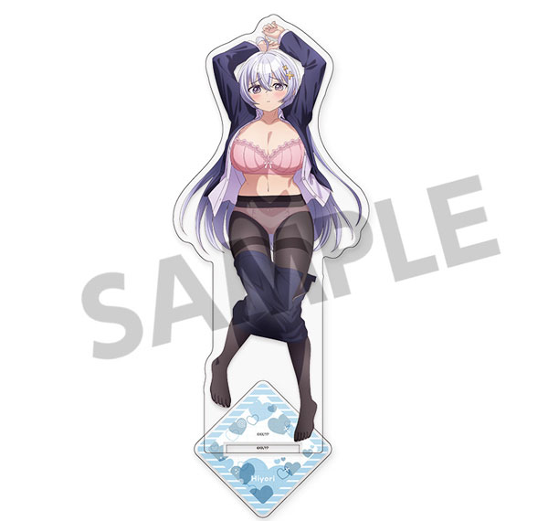 Hobby Stock Yowayowa-sensei New Illustration BIG Acrylic Stand Hiyori Hiwarimura A รูปภาพ 1
