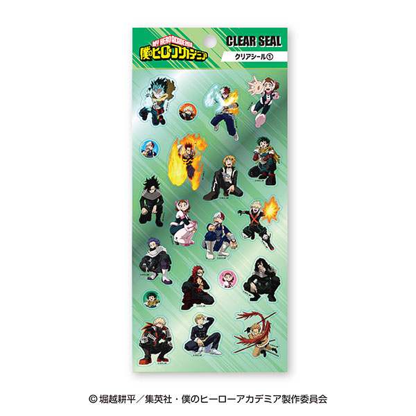 Ensky อนิเมะ "My Hero Academia" สติกเกอร์ใส 1