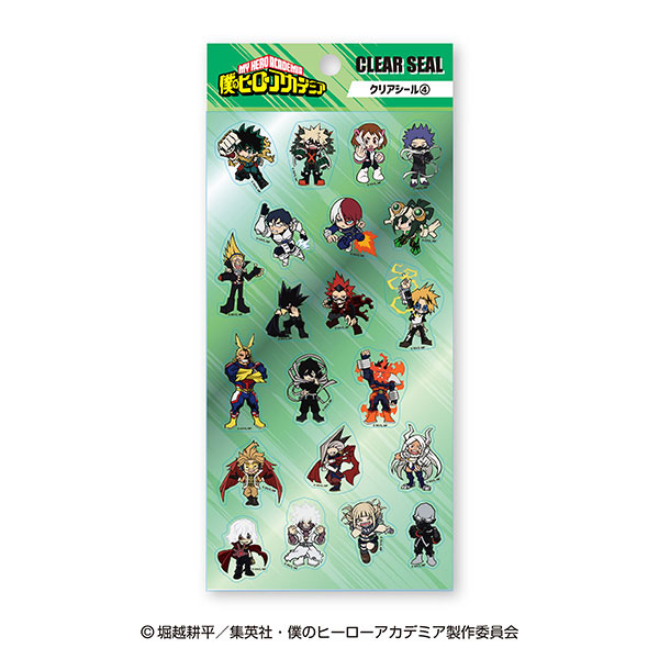 Ensky สติกเกอร์ใสอนิเมะ "My Hero Academia" 4