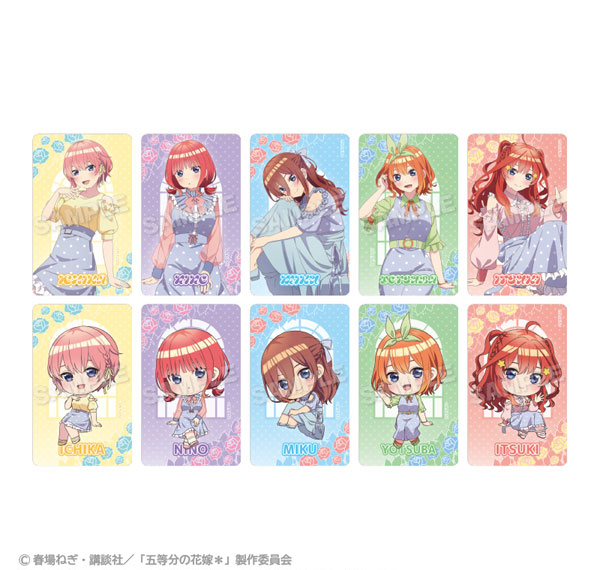 Stella Notes The Quintessential Quintuplets * Trading Acrylic Card Polka Dot Pastel ver. 10Pack BOX รูปภาพ 1