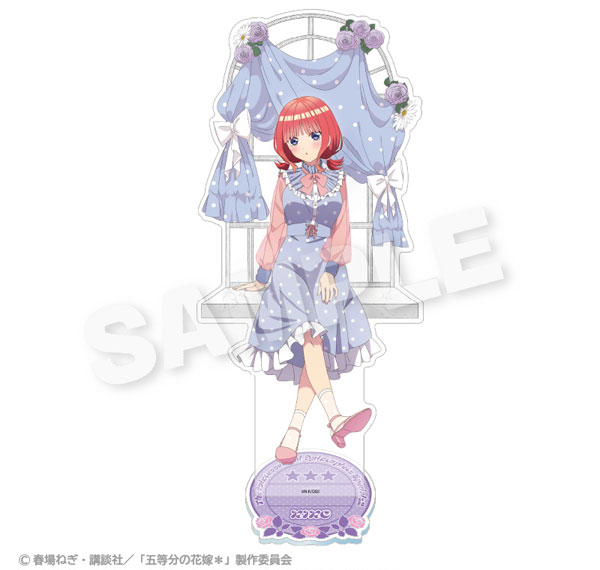 Stella Notes The Quintessential Quintuplets * BIG Acrylic Stand Polka Dot Pastel ver. Nino Nakano รูปภาพ 1