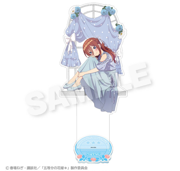 Stella Notes The Quintessential Quintuplets * BIG Acrylic Stand Polka Dot Pastel ver. Miku Nakano - BIG อะคริลิค สแตนด์ ลายจุด พาสเทล เวอร์ มิกุ นากาโนะ รูปภาพ 1