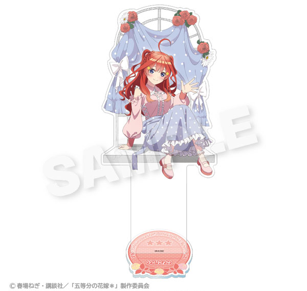 Stella Notes The Quintessential Quintuplets * BIG Acrylic Stand Polka Dot Pastel ver. Itsuki Nakano - BIG อะคริลิค สแตนด์ ลายจุด พาสเทล เวอร์ อิทสึกิ นากาโนะ รูปภาพ 1