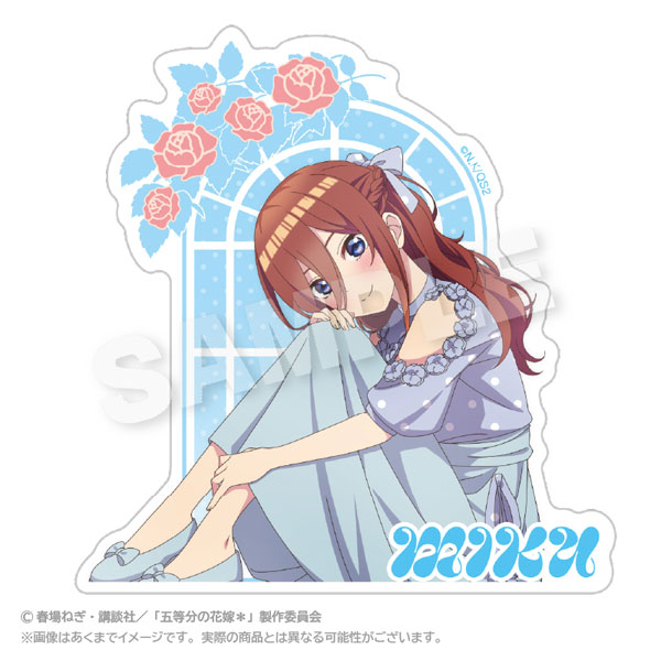 Stella Notes The Quintessential Quintuplets Diecut Sticker Polka Dot Pastel ver. Miku Nakano