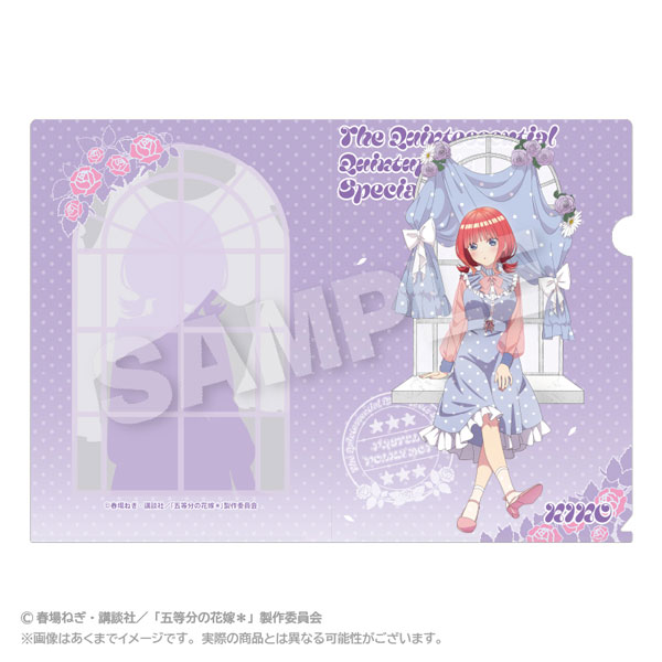 Stella Notes The Quintessential Quintuplets * Clear File Polka Dot Pastel ver. Nino Nakano