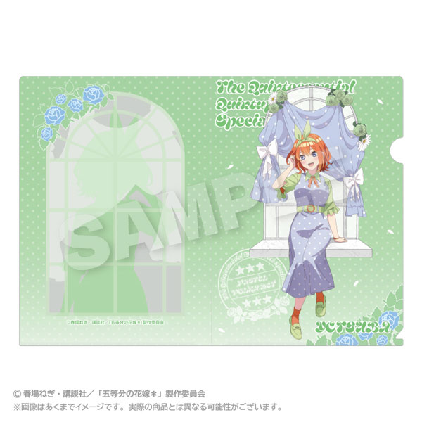 Stella Notes The Quintessential Quintuplets Clear File Polka Dot Pastel ver. Yotsuba Nakano