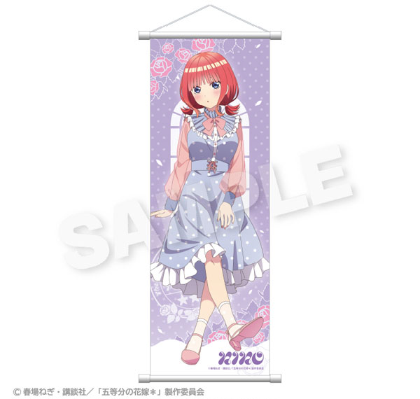 Stella Notes The Quintessential Quintuplets * Slim Wall Scroll Polka Dot Pastel ver. Nino Nakano - สลิม วอลล์ สโครลล์ ลายจุด พาสเทล เวอร์ นิโนะ นากาโนะ รูปภาพ 1