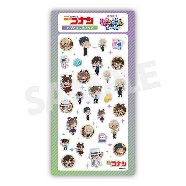 Zero-G Act Detective Conan HapiHapi Poppun Sticker Casino Collection