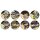 Zero-G Act ยอดนักสืบจิ๋วโคนัน Adventure Collection Trading Glitter Tin Badge 8Pack BOX รูปภาพ 2
