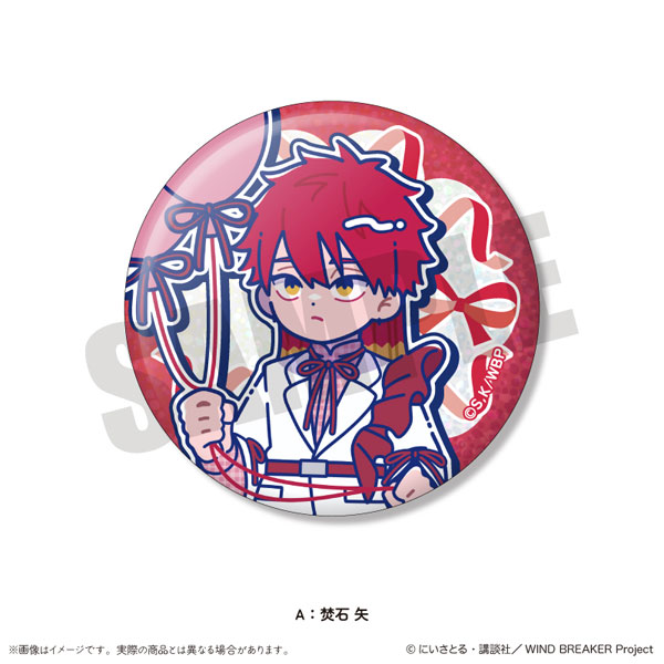 MENEGI TV Anime WIND BREAKER Nyutoro Birthday Goods Chika Takiishi Shiny Tin Badge A