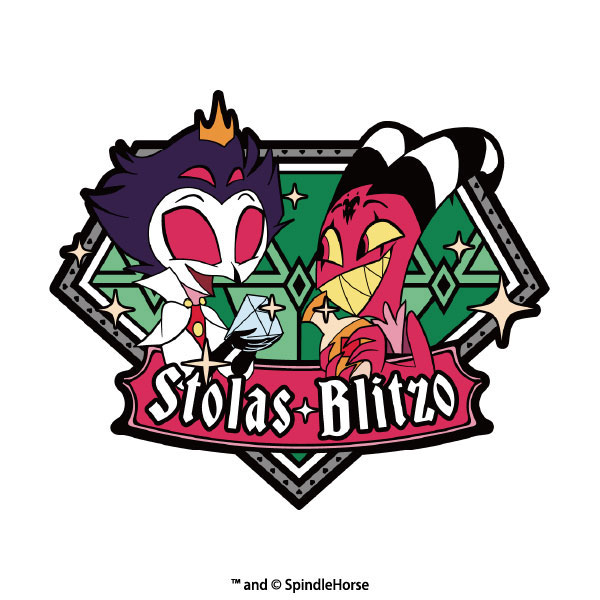 Ensky Helluva Boss BIG Pin (1) Kaizoku-gokko