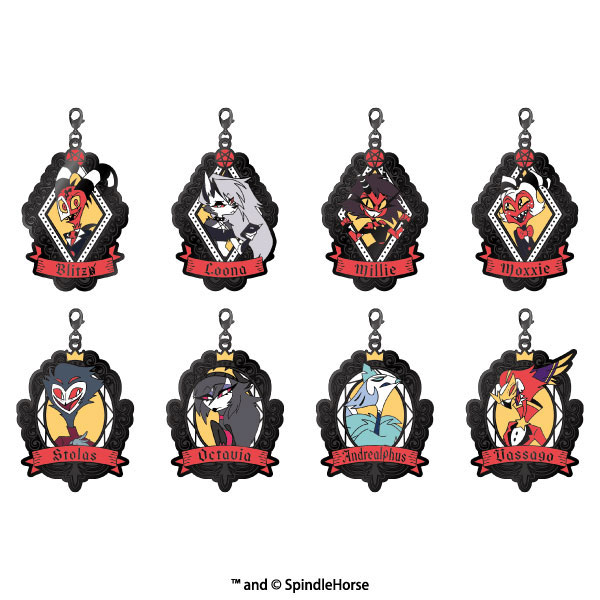 Ensky Helluva Boss Metal Charm Collection 8Pack BOX รูปภาพ 1