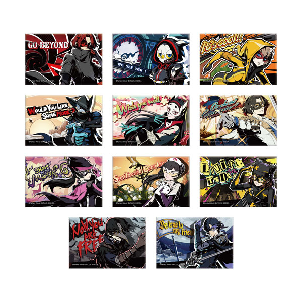 KADOKAWA [Exclusive Sale] Persona 5: The Phantom X (P5X) All-Out Attack Final Cut?In Can Badge (Single Pack) [1 Pack]