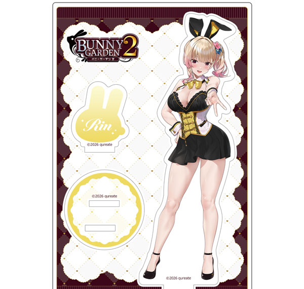 Curtain Damashii Bunny Garden 2 แท่นอะคริลิค (Rin) รูปภาพ 1