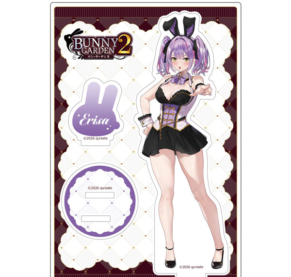 Curtain Damashii Bunny Garden 2 แท่นอะคริลิค (Erisa) รูปภาพ 1