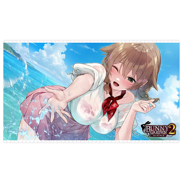 Curtain Damashii Bunny Garden 2 Rubber Mat (Kana)