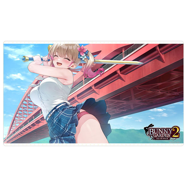 Curtain Damashii Bunny Garden 2 Rubber Mat (Rin)
