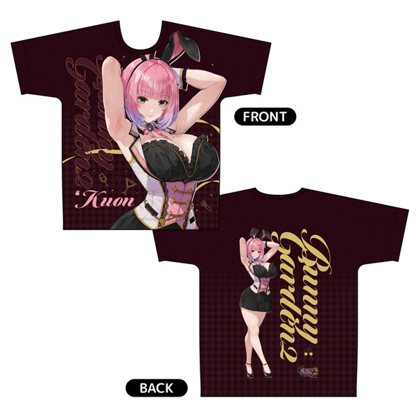 Curtain Damashii バニーガーデン2 フルグラフィックTシャツ(久遠)Lサイズ 画像 1