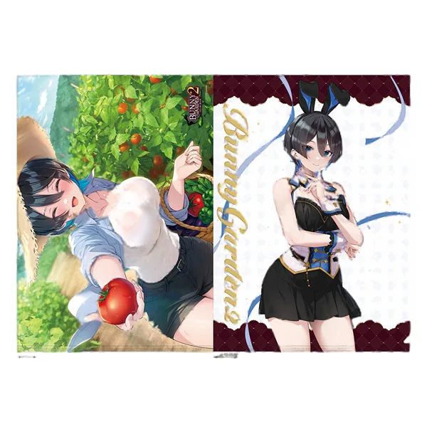Curtain Damashii Bunny Garden 2 Clear File (Miuka) hình ảnh 1