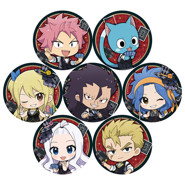 Parflette FAIRY TAIL 100 Years Quest Badge en Métal Trading (Casino Dealer / ver.A) BOX de 7 image 1