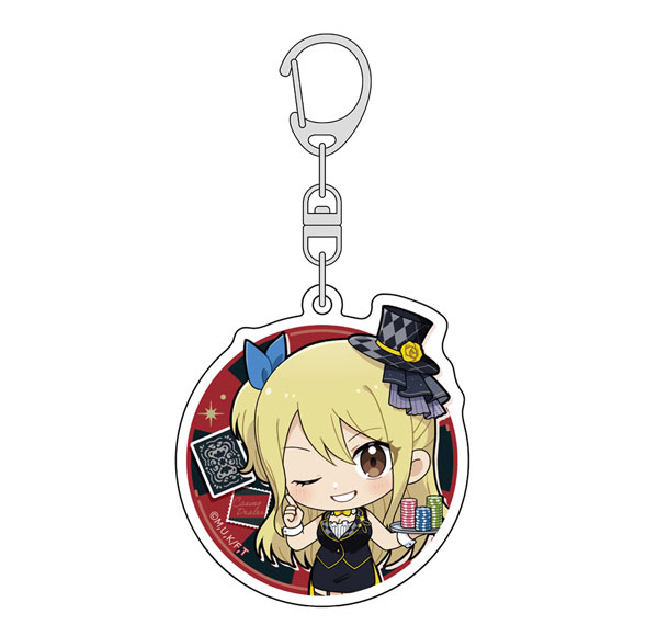 Parflette FAIRY TAIL 100 Years Quest Acrylic Keychain (Lucy / Casino Dealer) รูปภาพ 1