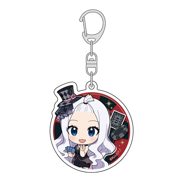 Parflette FAIRY TAIL 100 Years Quest Acrylic Keychain (Mirajane / Casino Dealer)