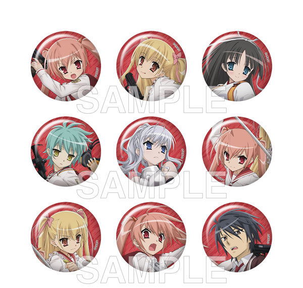 KADOKAWA Aria the Scarlet Ammo เข็มกลัดเทรดดิ้ง - ฉบับครบรอบ 15 ปีอนิเมะ Ver. A 9Pack BOX รูปภาพ 1