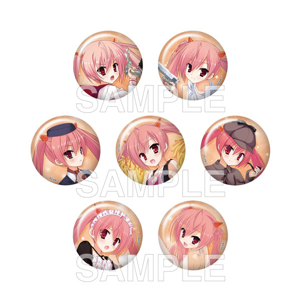 KADOKAWA Aria the Scarlet Ammo Trading Pin Badge - Anime Adaptation 15th Anniversary Ver. B 7Pack BOX Bild 1