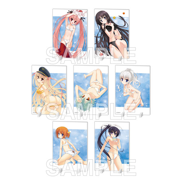 KADOKAWA Aria the Scarlet Ammo Trading Mini Acrylic Stand Panel - Anime Adaptation 15th Anniversary Ver. B 7Pack BOX
